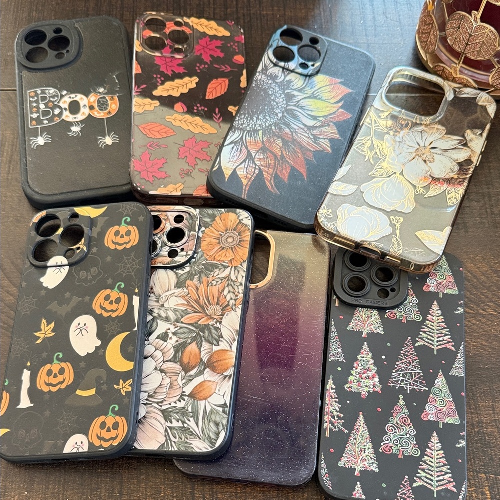 Floral and Festive Phone Case Set